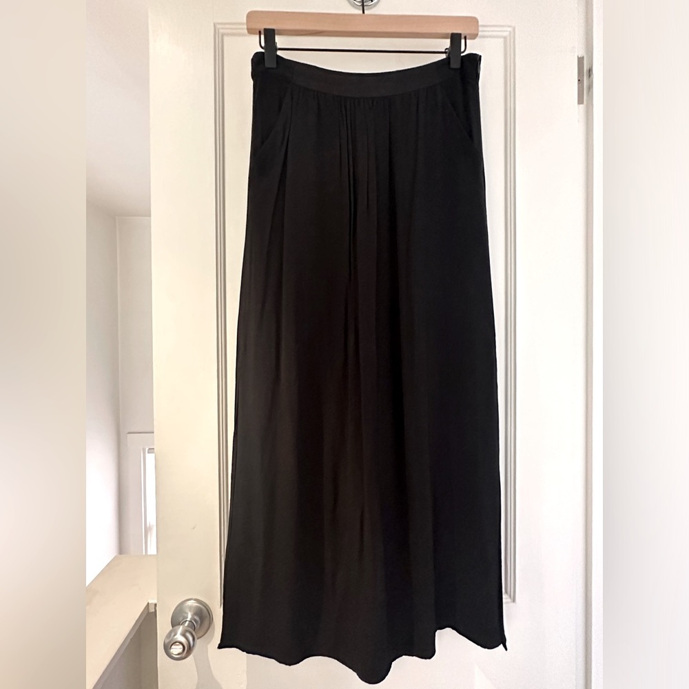 Comptoir Des Cottoniers Viscose Ankle-Length Skirt with Side Slits